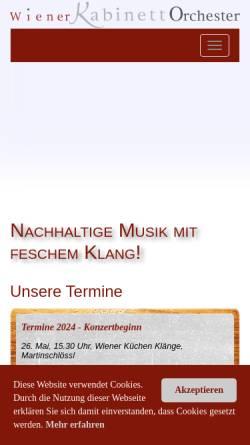 Vorschau der mobilen Webseite www.wienermusik.at, Liener Wieder
