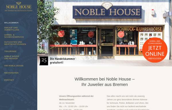 Vorschau von noble-house.de, Noble House, Ulrich W. Meyer