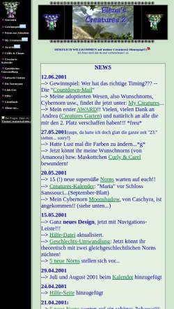 Vorschau der mobilen Webseite www.mynetcologne.de, Elena's Creatures 2