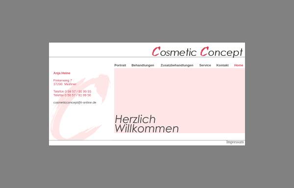 Vorschau von www.cosmeticconcept.de, Cosmetic Concept