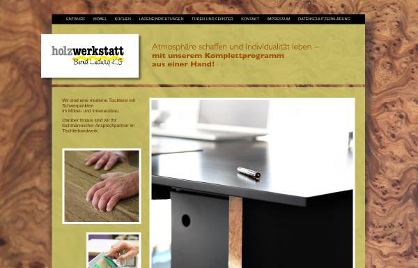 Vorschau von www.holzwerkstatt.de, Holzwerkstatt - Blum und Ludwig OHG