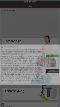 Vorschau der mobilen Webseite werkmeister-gmbh.de, Werkmeister GmbH