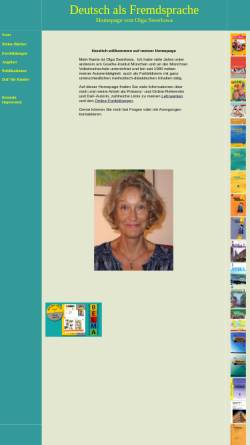 Vorschau der mobilen Webseite www.swerlowa.de, Deutsch als Fremdsprache: Homepage von Olga Swerlowa