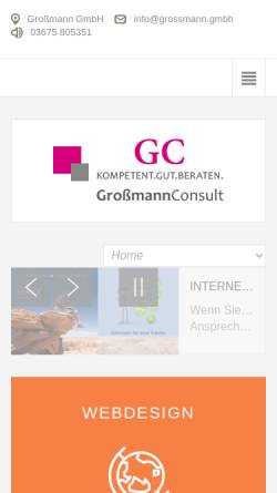 Vorschau der mobilen Webseite www.trinex.de, Thum GmbH