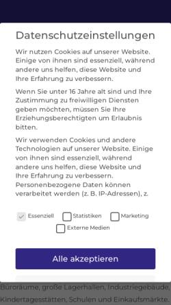 Vorschau der mobilen Webseite www.kai-laumann.de, Kai Laumann Zimmerei- und Bedachungs-GmbH