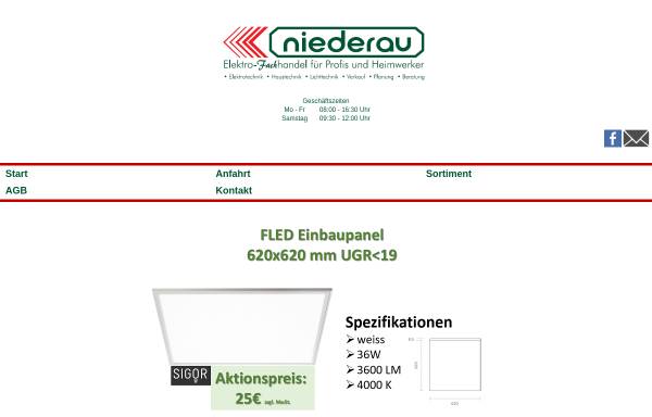 Vorschau von www.niederau.de, Niederau GmbH