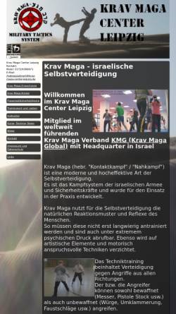 Vorschau der mobilen Webseite www.krav-maga-leipzig.de, Dragos-Schule Leipzig