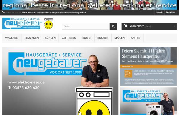 Vorschau von www.khs-riesa.de, Hausgeräteservice für Riesa und Wurzen