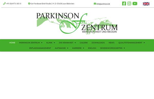 Vorschau von www.parkinson.de, Parkinson Zentrum Gertrudis-Klinik