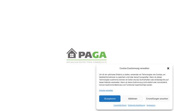 Vorschau von www.paga-gmbh.de, PAGA GmbH - Bau- und Sicherheits-Technik