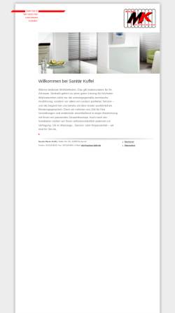 Vorschau der mobilen Webseite www.sanitaer-kuffel.de, Sanitär Kuffel