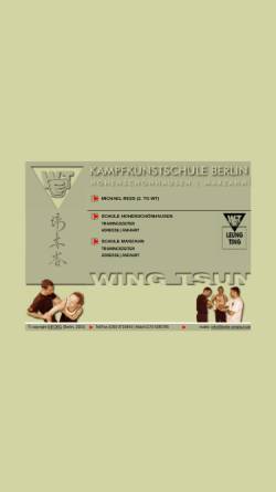 Vorschau der mobilen Webseite www.berlin-wingtsun.de, EWTO-Kampfkunstschulen Michael Ress