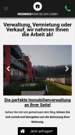 Vorschau der mobilen Webseite www.ivs-ortenau.de, Immobilien Verwaltung Schlitter