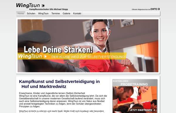 Vorschau von www.wt-action.de, EWTO-Schule Oberfranken