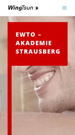 Vorschau der mobilen Webseite www.wt-strausberg.de, EWTO-Schule Strausberg