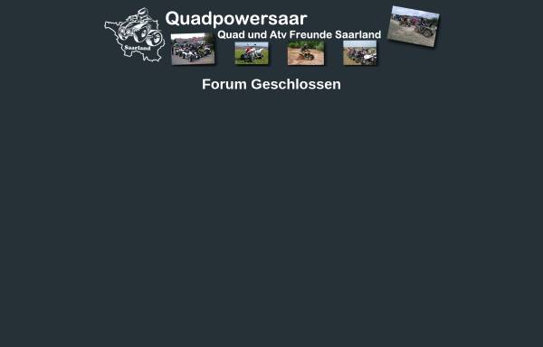 Vorschau von quadpowersaar.de, Quad und ATV Freunde Saarland