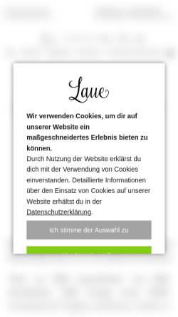 Vorschau der mobilen Webseite www.laue-festmoden.de, Laue Festgarderobe