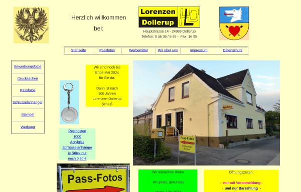 Vorschau von www.lorenzen-dollerup.de, Schuh und Sport Lorenzen
