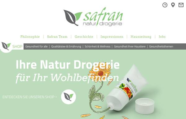 Vorschau von www.naturgesund.ch, Safran Drogerie