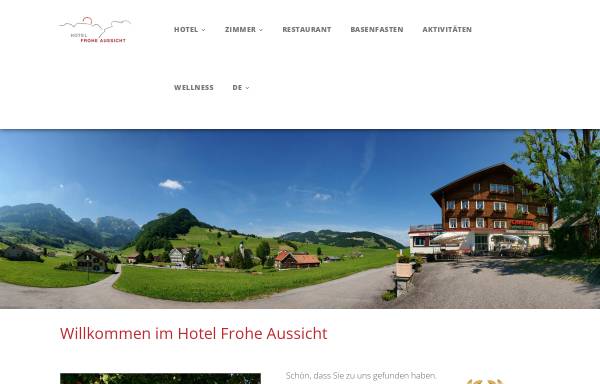 Vorschau von www.froheaussicht.ch, Hotel Frohe Aussicht, Weissbad
