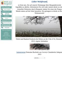 Vorschau der mobilen Webseite burgund.himmlisch.de, Wein aus Burgund, Nils Jänig