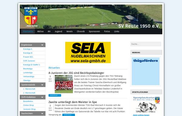 Vorschau von www.sv-reute.de, SV Reute Fußball 1950 e.V.