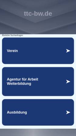 Vorschau der mobilen Webseite www.ttc-bw.de, TTC Bad Waldsee