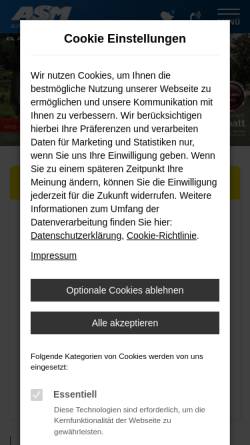 Vorschau der mobilen Webseite www.asm-automobile.de, ASM - Autoservice Meißner