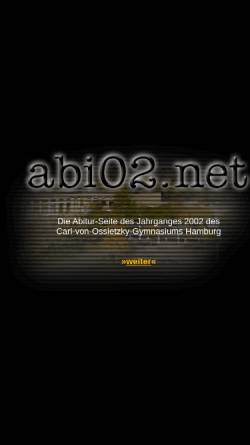 Vorschau der mobilen Webseite abi02.net, abi02