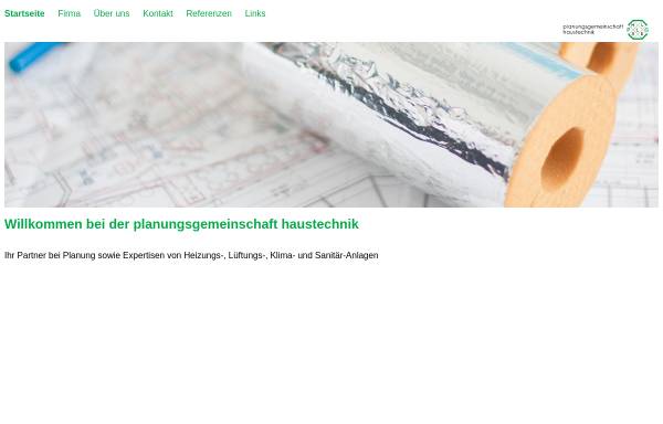 Vorschau von www.plg.ch, Planungsgemeinschaft Haustechnik