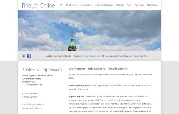 Vorschau von www.csd-kueppers.de, CSD Küppers