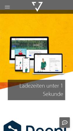 Vorschau der mobilen Webseite www.web-vision.de, Web-Vision GmbH