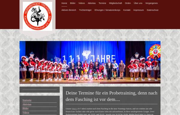 Vorschau von www.nuernbergertrichter.de, Nürnberger Trichter Karnevalsgesellschaft e.V.