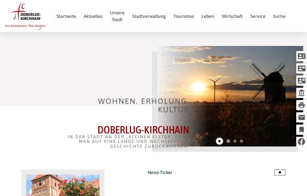 Vorschau von www.doberlug-kirchhain.de, Doberlug-Kirchhain