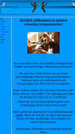 Vorschau der mobilen Webseite www.schmuckpretiosen.de, Matthias Meyn