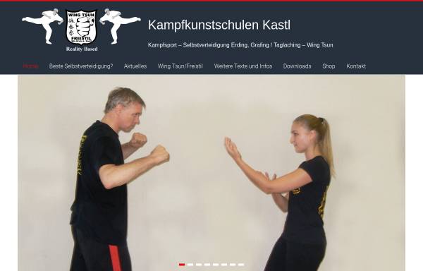 Vorschau von www.kampfkunstschulen-kastl.de, Selbstverteidigung und Bewegungskunst