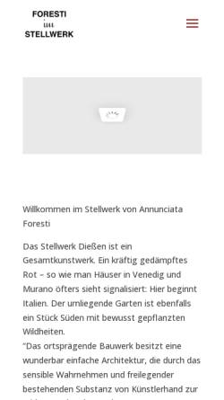 Vorschau der mobilen Webseite www.foresti-kunst.de, Foresti, Annunciata