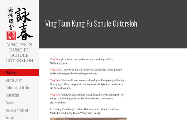 Ving Tsun Kung Fu Schule Gütersloh