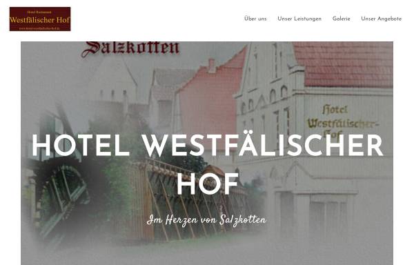 Vorschau von www.hotel-westfaelischer-hof.de, Hotel Restaurant Westfaelischer Hof