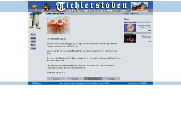 Vorschau von www.zieglerstuben.de, Tichlerstoben