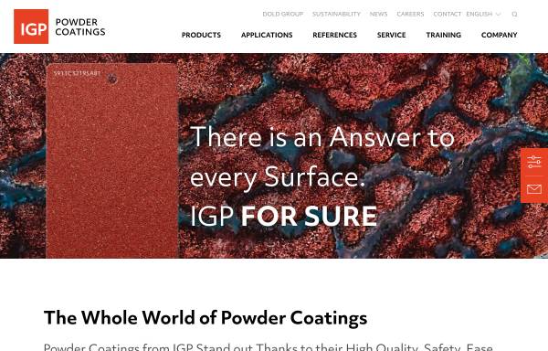 Vorschau von www.igp-powder.com, IG Pulvertechnik AG