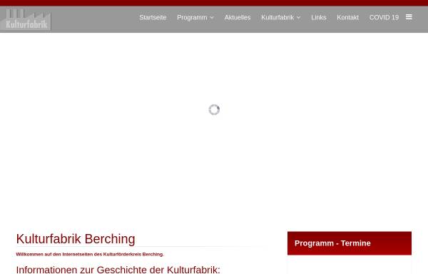 Vorschau von www.kulturfabrik-berching.de, Berching, Kulturfabrik