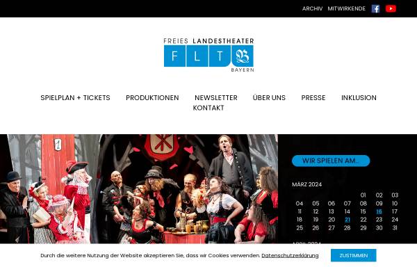 Vorschau von www.flt-bayern.de, Miesbach, Freies Landestheater Bayern