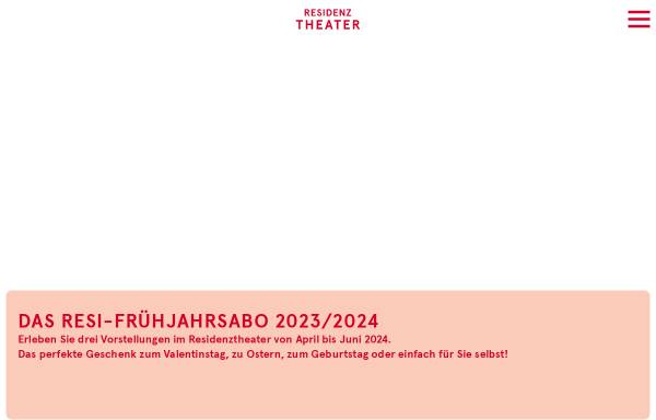 Vorschau von www.residenztheater.de, München, Bayerisches Staatsschauspiel