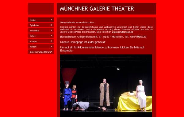 Vorschau von www.muenchner-galerie-theater.de, Münchner Galerie-Theater
