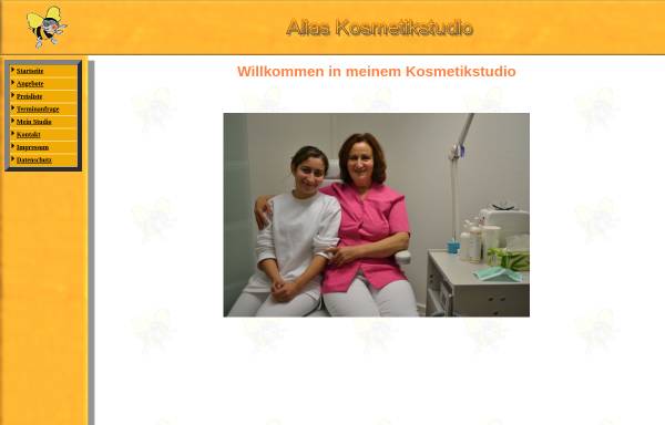 Vorschau von www.alias-kosmetikstudio.de, Kosmetik- und medizinisches Fußpflegestudio Alia Adsi