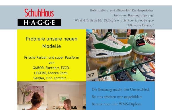 Vorschau von www.schuhhaus-hagge.de, Schuhhaus Hagge