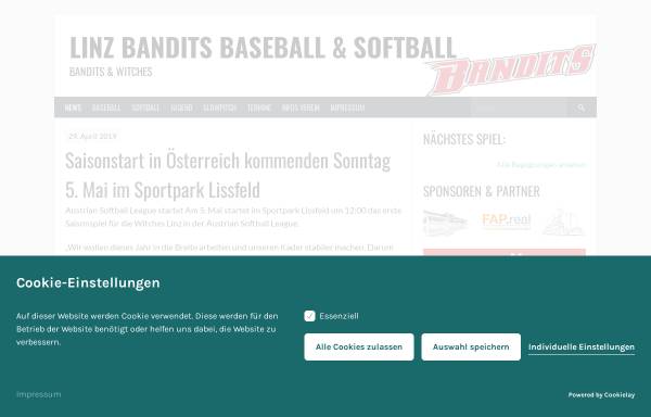 Vorschau von www.bandits.at, Linz Bandits