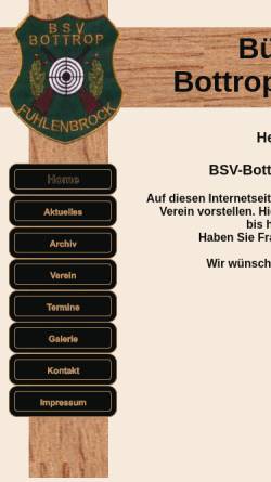 Vorschau der mobilen Webseite www.bsv-fuhlenbrock.de, Bürgerschützenverein Bottrop - Fuhlenbrock 1925 e.V.