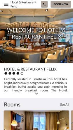 Vorschau der mobilen Webseite www.hotelfelix.de, Hotel Felix